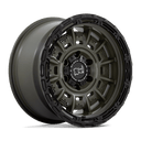 Black Rhino Legion - 17X9 -12mm - Olive Drab Green With Black Lip wheel designed for off-road 6-lug trucks and SUVs.