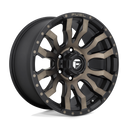 Fuel 1PC D674 Blitz - 20X9 01mm - Matte Black Double Dark Tint wheel with multi-spoke design for off-road trucks and SUVs