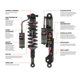 Old Man Emu Rear BP-51 Bypass Shock Absorber BP5160034L heavy-duty adjustable suspension with remote reservoir for off-road 4x4 use