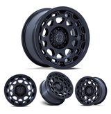 17x8.5" +0 OffSet Black Rhino Wheels & Tires Package - Bundle & Save $100 - Fitment Guarantee rugged matte black alloy wheels for off-road use