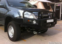 Dobinsons Bull Bar Black Deluxe For 2Nd Gen Isuzu D - MAX 2012-2016 with reinforced wings fog light and winch mounts