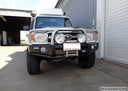 Dobinsons Bull Bar Ss Loop Deluxe For Toyota Land Cruiser 76, 78, 79 Series 2007 - 2016 NARROW CHASSIS with heavy-duty steel and integrated light mounts.