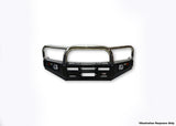 Dobinsons Bull Bar Ss Loop Deluxe For Toyota Hilux Vigo - BU59-3660 heavy-duty black powder-coated steel with integrated lights and winch mounts