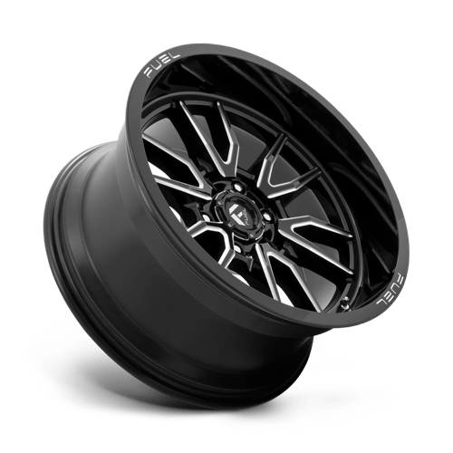 Fuel 1PC D761 Clash - 17X9 -12mm - Gloss Black Milled