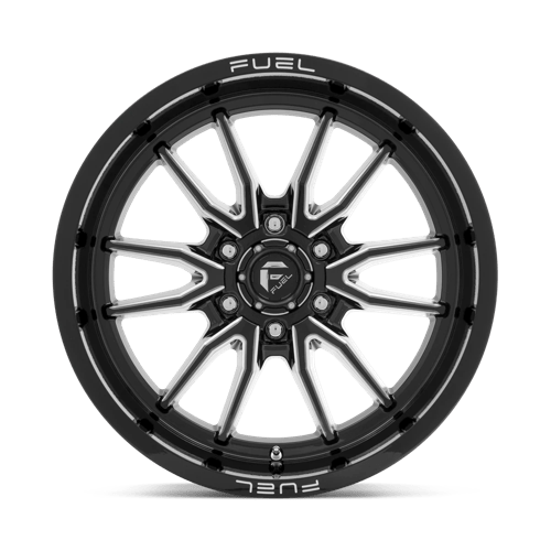 Fuel 1PC D761 Clash - 18X9 -12mm - Gloss Black Milled