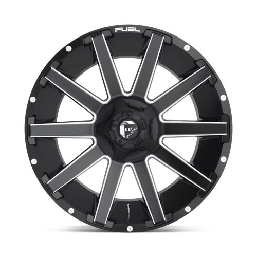 Fuel 1PC D616 Contra - 18X9 01mm - Matte Black Milled