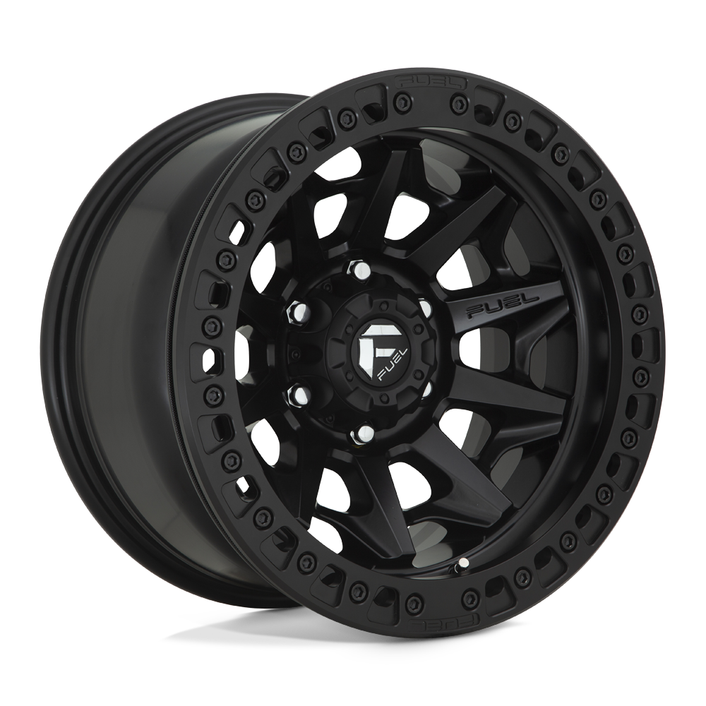 Fuel 1PC D114 Covert Beadlock - 17X9 -15mm - Matte Black