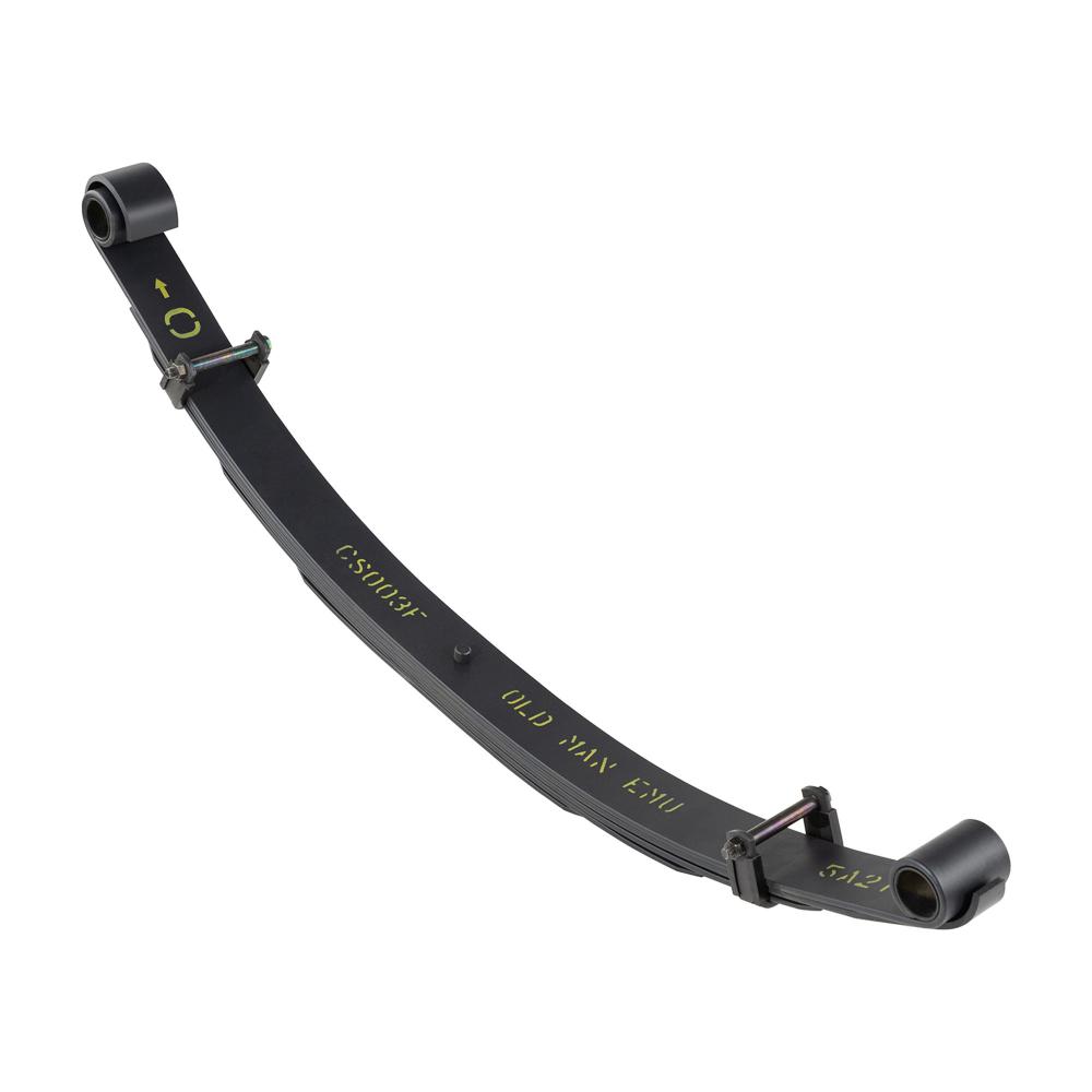 OME Front Leaf Spring CS003F for Landcruiser 60 Series Old Man Emu heavy-duty tapered steel spring with nylon anti-squeak liners