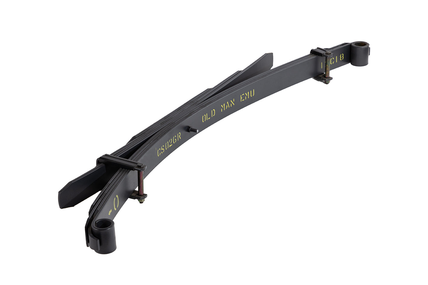 Old Man Emu Rear Leaf Spring CS026R heavy-duty draw-tapered diamond cut steel suspension for off-road 4x4 vehicles