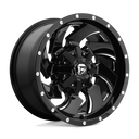 Fuel 1PC D574 Cleaver - 20X9 01mm - Gloss Black Milled deep lip wheel with milled accents for off-road 4x4 trucks