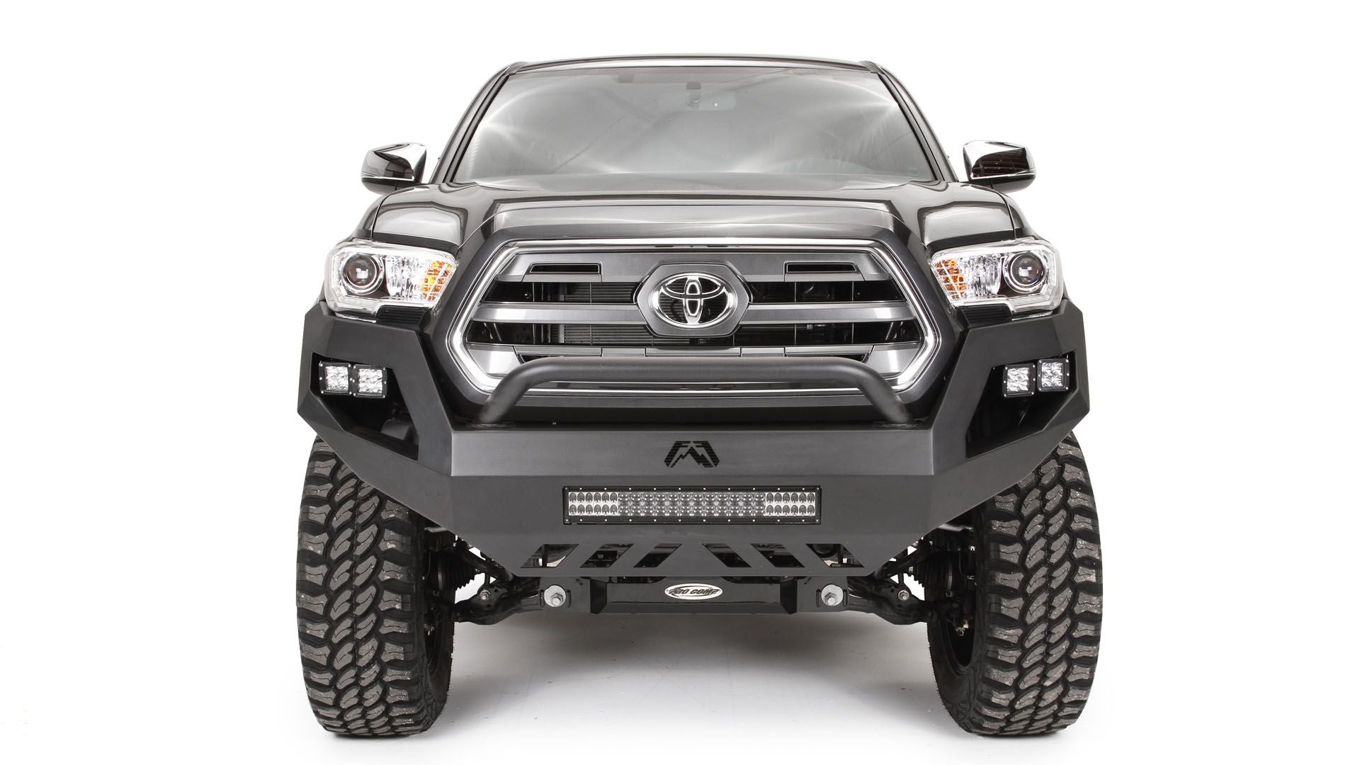 Fab Fours Vengeance Series Pre-Runner Bumpers Low Pre-Runner Guard TT16-D3653-1 for Toyota Tacoma 2012-2023