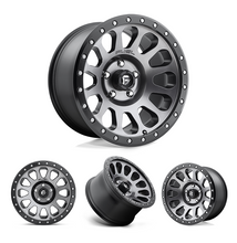 Load image into Gallery viewer, 17x9&quot; -12 MM OffSet Fuel Wheels &amp; Tires Package - Bundle &amp; Save $100 - Fitment Guarantee