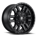 Fuel 1PC D596 Sledge - 18X9 -12mm - Matte Black Gloss Black Lip off-road wheel for 4x4 trucks and SUVs