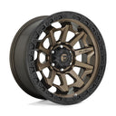 Fuel 1PC D696 Covert - 15X8 -19mm - Matte Bronze Black Bead Ring cast aluminum wheel for 4x4 trucks.