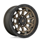 Fuel 1PC D696 Covert - 15X8 -19mm - Matte Bronze Black Bead Ring cast aluminum wheel for 4x4 trucks.