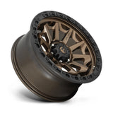 Fuel 1PC D696 Covert - 15X8 -19mm - Matte Bronze Black Bead Ring cast aluminum wheel for 4Runner 2003-2024 and similar 4x4 trucks.