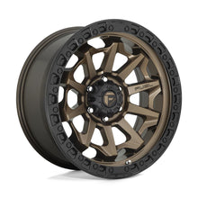 Load image into Gallery viewer, Fuel 1PC D696 Covert - 15X8 -19mm - Matte Bronze Black Bead Ring