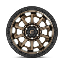 Load image into Gallery viewer, Fuel 1PC D696 Covert - 15X8 -19mm - Matte Bronze Black Bead Ring