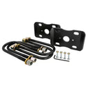 Durobumps U-Bolt Flip Kit DBFK01-885 for Toyota Tacoma (05-23), Tundra (00-06) with heavy-duty U-bolts and mounting plates