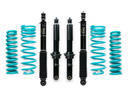 Dobinsons IMS 2-3 inch Lift Kit for Land Cruiser 250 (2024-2025) 2.4L Gas with black shocks and teal coil springs suspension components