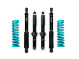 Dobinsons IMS 2-3 inch Lift Kit for Land Cruiser 250 (2024-2025) 2.4L Gas with black shocks and teal coil springs