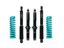 Dobinsons IMS 2-2.5 inch Lift Kit for Land Cruiser 250 (2024-2025) 3.5L Gas / 2.8 Diesel with black shocks and teal coil springs