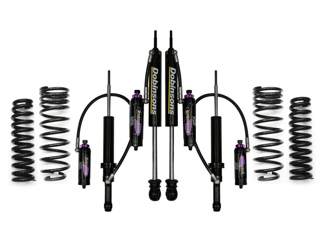 Dobinsons MRR 2-2.5 inch Lift Kit for Land Cruiser 250 (2024-2025) 3.5L Gas / 2.8 Diesel - Black/Black