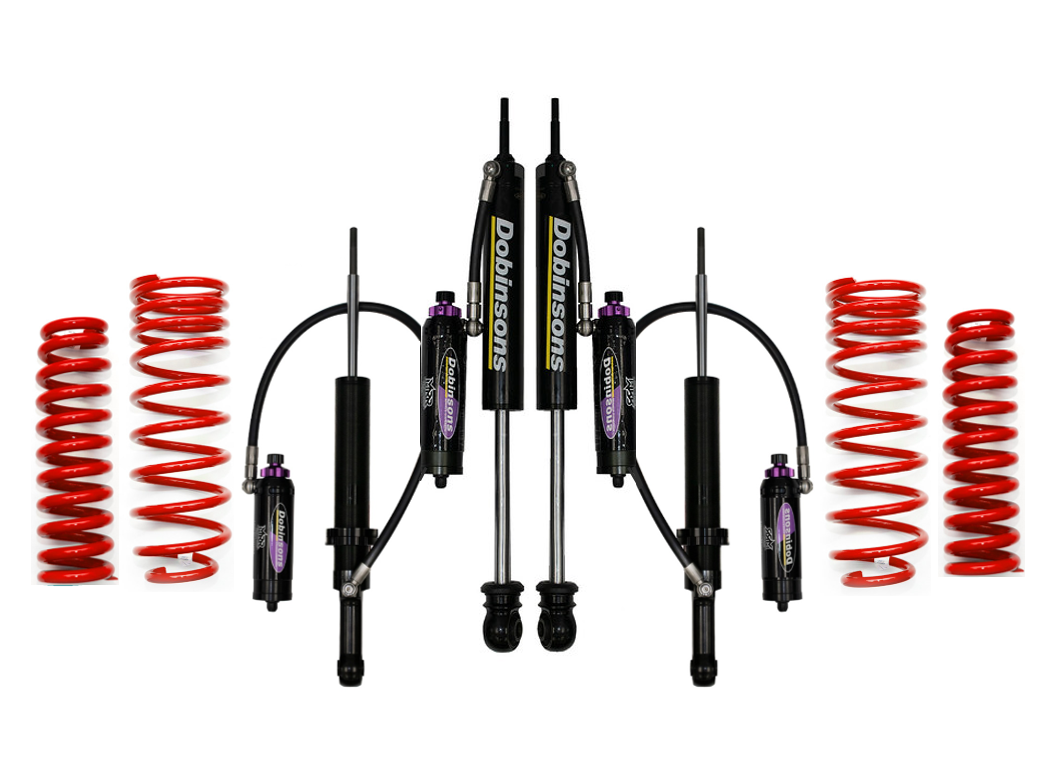 Dobinsons MRR 2-2.5 inch Lift Kit for Land Cruiser 250 (2024-2025) 3.5L Gas / 2.8 Diesel - Black/Red