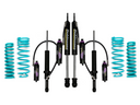 Dobinsons MRR 2-3 inch Lift Kit for Land Cruiser 250 (2024-2025) 2.4L Gas with black shocks and teal coil springs suspension components