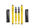 Dobinsons Twin Tube 2-3 inch Lift Kit for Land Cruiser 250 (2024-2025) 2.4L Gas - Yellow/Black heavy-duty shocks and coil springs