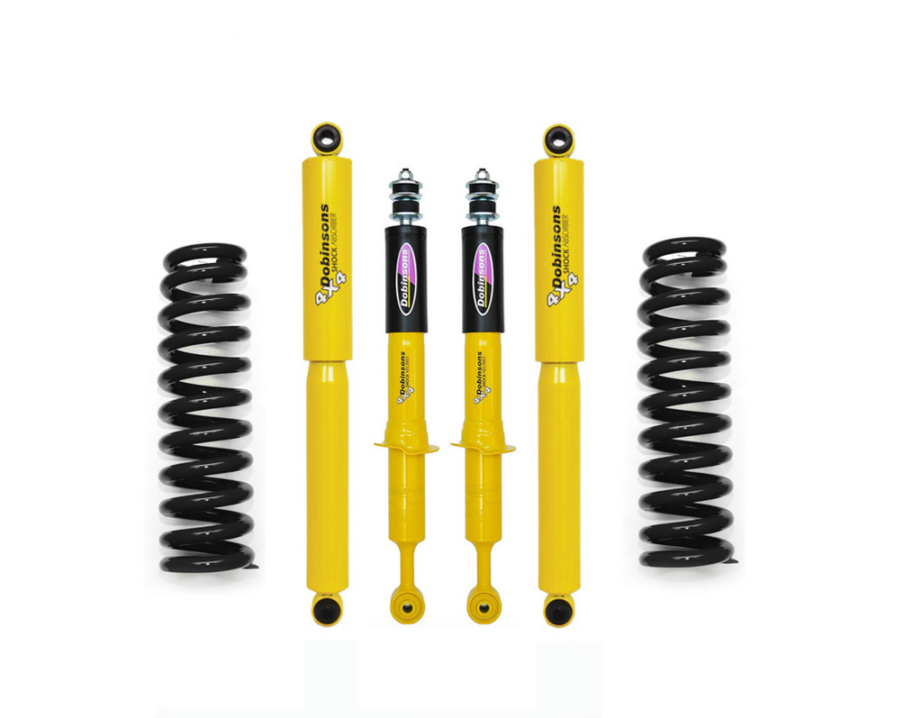 Dobinsons Twin Tube 2-3 inch Lift Kit for Land Cruiser 250 (2024-2025) 2.4L Gas - Yellow/Black