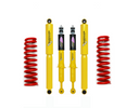 Dobinsons Twin Tube 2-2.5 inch Lift Kit for Land Cruiser 250 (2024-2025) 3.5L Gas / 2.8 Diesel- yellow/red heavy-duty shocks and coil springs