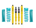 Dobinsons Twin Tube 2-3 inch Lift Kit for Land Cruiser 250 (2024-2025) 2.4L Gas with yellow shocks and teal coil springs