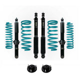 Dobinsons IMS 2-2.5 inch Lift Kit for 4Runner (96-02) - Black/Teal with heavy-duty assembled front shocks and coil springs