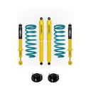 Dobinsons Twin Tube 2-2.5 inch Lift Kit for 4Runner (96-02) - Yellow/Teal with heavy-duty assembled front shocks and coil springs