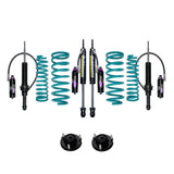 Dobinsons MRR 3-Way Adjustable 2-2.5 inch Lift Kit for 4Runner (96-02) - Black/Teal with Assembled Front Shocks and coil springs