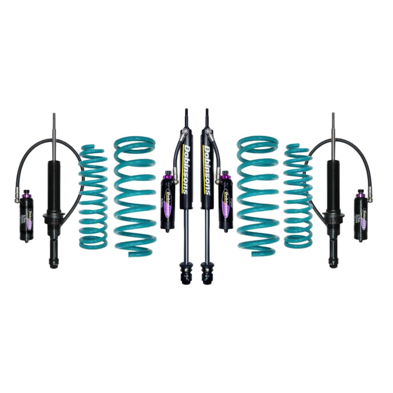 Dobinsons MRR 3-Way Adjustable 2-2.5 inch Lift Kit for 4Runner (96-02) - Black/Teal – 2 inches / Standard (0-80 lbs) / Standard (0-200 lbs)