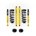 Dobinsons Twin Tube 2-2.5 inch Lift Kit for 4Runner (96-02) Yellow/Black with heavy-duty front shocks and coil springs suspension components