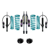Dobinsons MRR 3-Way Adjustable 2-3.5 inch Lift Kit for Lexus GX460 (10-23) - Black/Teal with Assembled Front Shocks