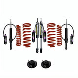 Dobinsons MRR 3-Way Adjustable 2-3.5 inch Lift Kit for Lexus GX470 (03-09) - Black/Red with Assembled Front Shocks