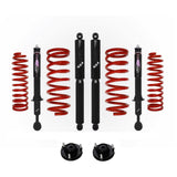 Dobinsons 2-3.5 inch Lift Kit for Lexus GX460 (10-23) - Black/Red with Assembled Front Shocks