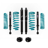 Dobinsons 2-3.5 inch Lift Kit for Lexus GX460 (10-23) - Black/Teal with Assembled Front Shocks