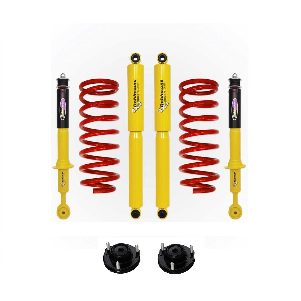 Dobinsons 2-3.5 inch Lift Kit for 4Runner (03-09 V8 Models) - Yellow/Red - Front Shocks Assembly