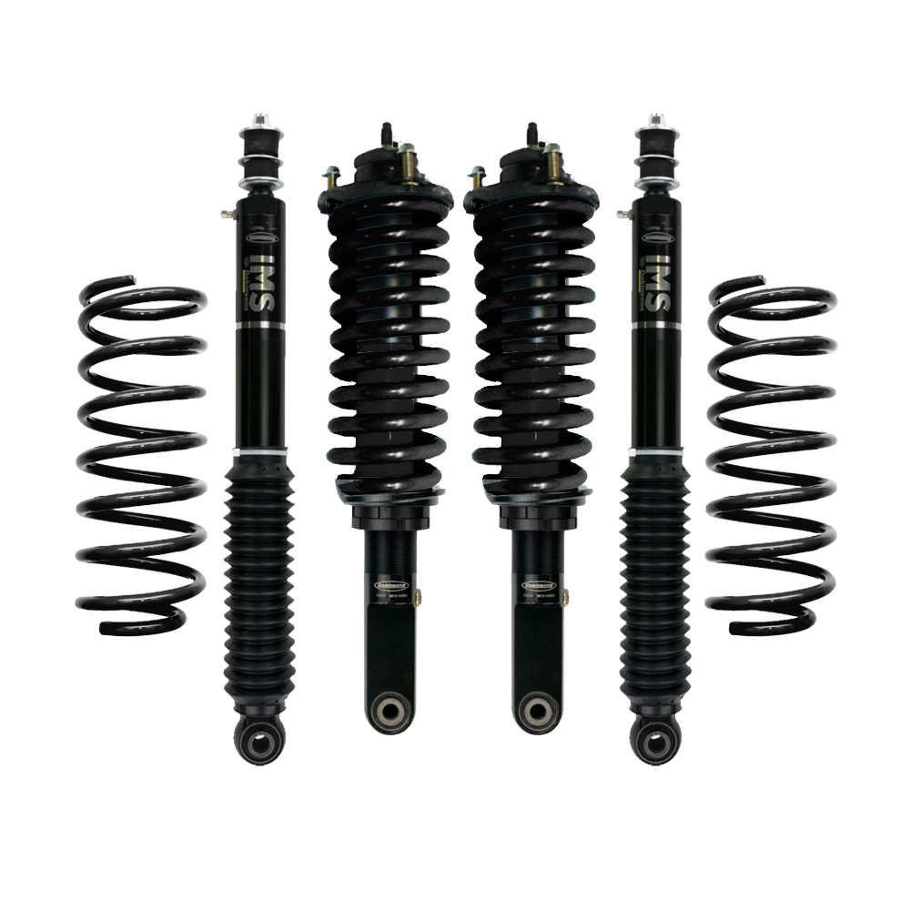 Dobinsons IMS 2 inch Lift Kit for Tundra (22-ON) - Black/Black heavy-duty assembled front shocks with coil springs suspension system
