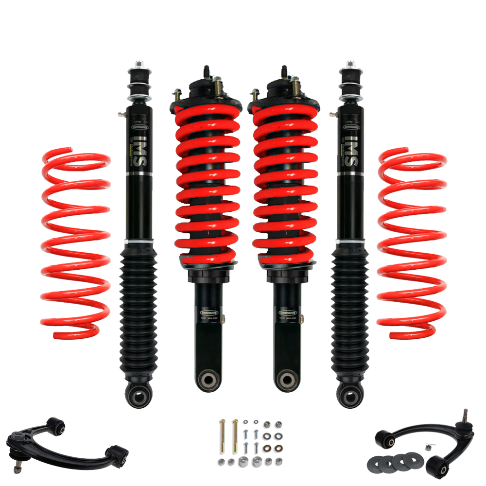 Dobinsons IMS 2-3.5 inch Lift Kit for 4Runner (10-24) Big Bundles - Black/Red for 2010-2024 Toyota 4Runner suspension