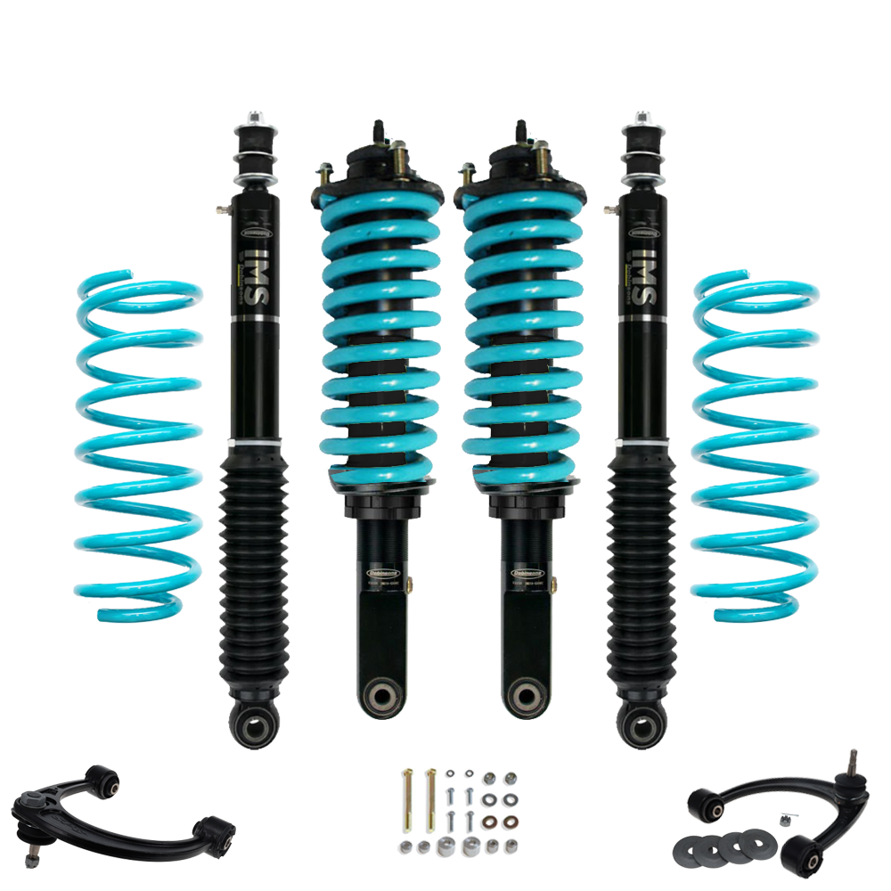 Dobinsons IMS 2-3.5 inch Lift Kit for 4Runner (10-24) Big Bundles - Black/Teal for Toyota 2010-2024 4Runner