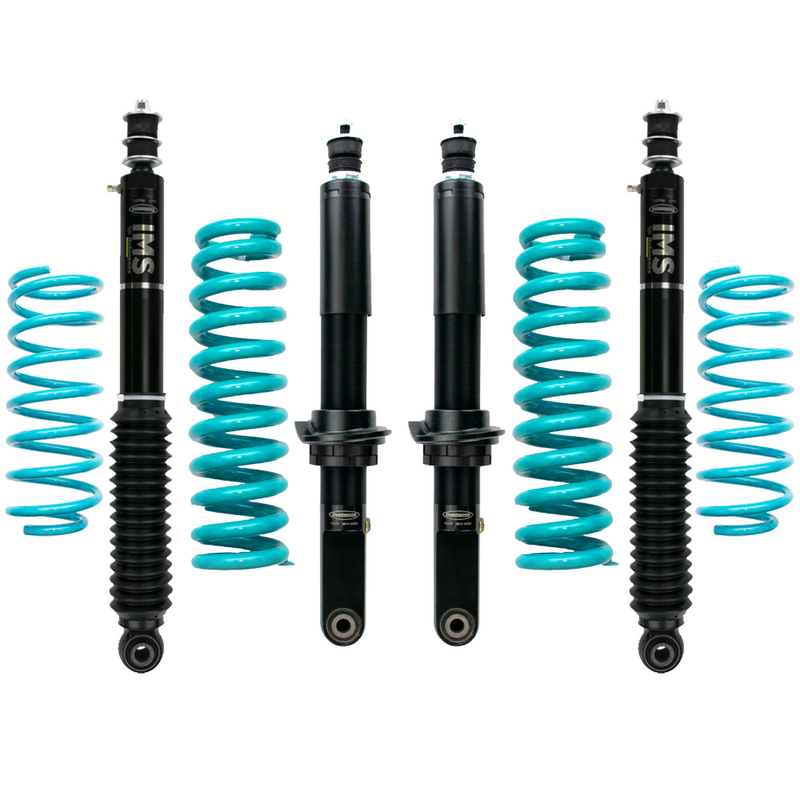 Dobinsons IMS 1.75-3.5 inch Lift Kit for FJ Cruiser (06-09) - Black/Teal – 1.75 inches / Standard (0-110 lbs) / Standard (0-200 lbs)