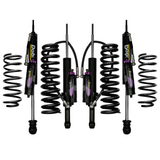 Dobinsons MRR 3-Way Adjustable 2-3 inch Lift Kit for 4Runner (25-ON) Non-Hybrid Models with black coil springs and remote reservoir shocks