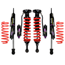 Dobinsons MRR 3-Way Adjustable 2 inch Lift Kit for Tundra (22-ON) - Black/Red with assembled front shocks and coil springs suspension