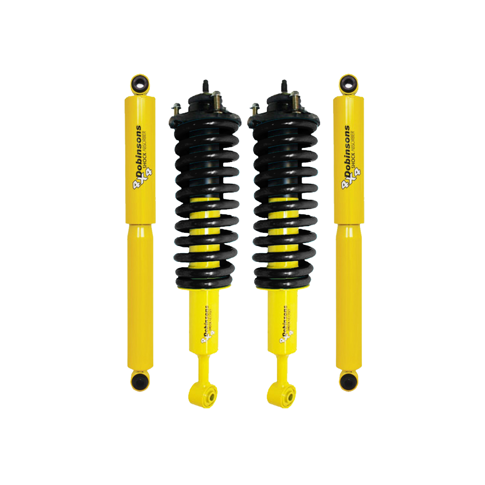 Dobinsons 2-3.5 inch Lift Kit for 4Runner (03-09 V8 Models) - Yellow/Black with Assembled Front Shocks